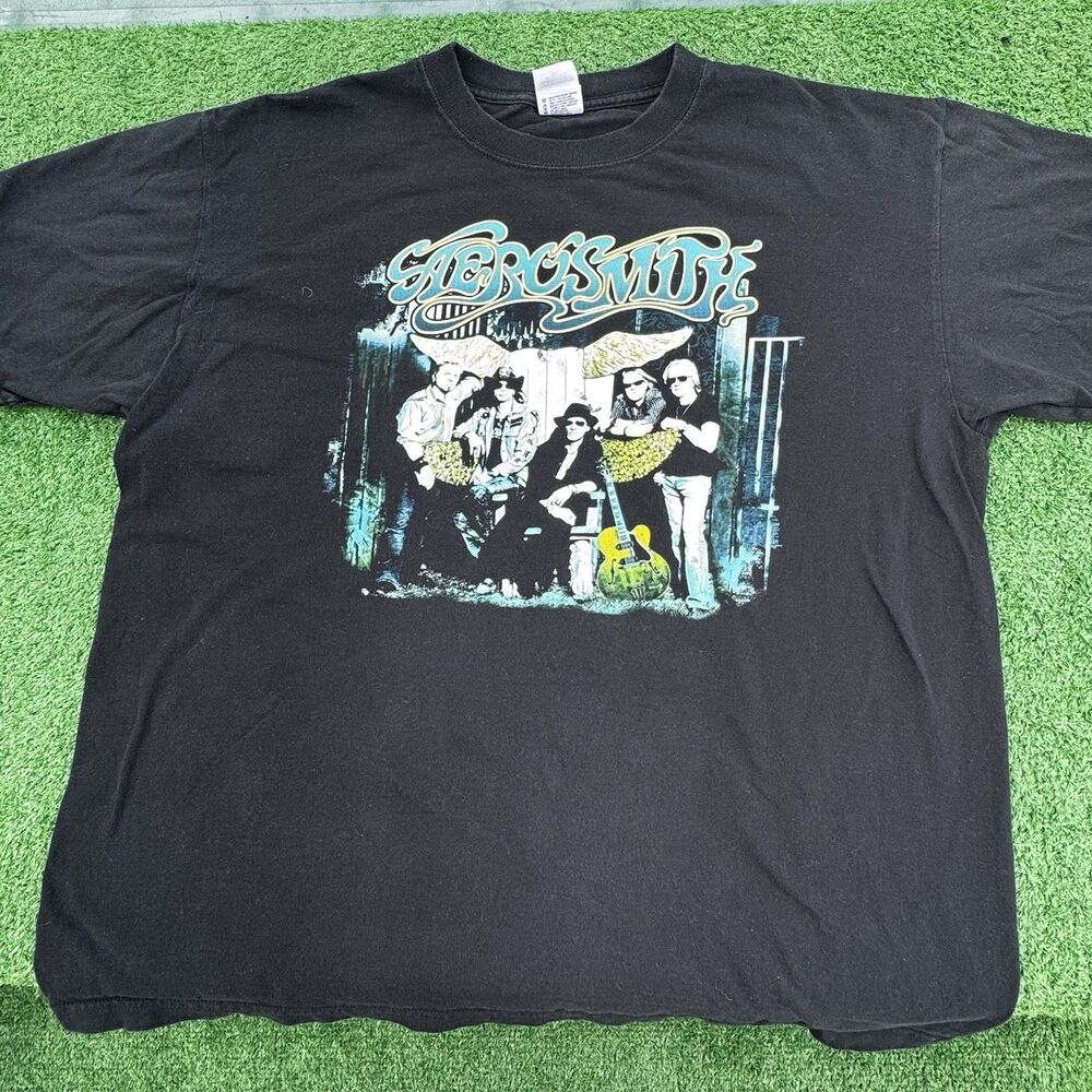 Aerosmith Route of All Evil 2006 Tour T-Shirt Black Anvil Band Graphic Sz XL